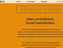 Tablet Screenshot of kiframe.org